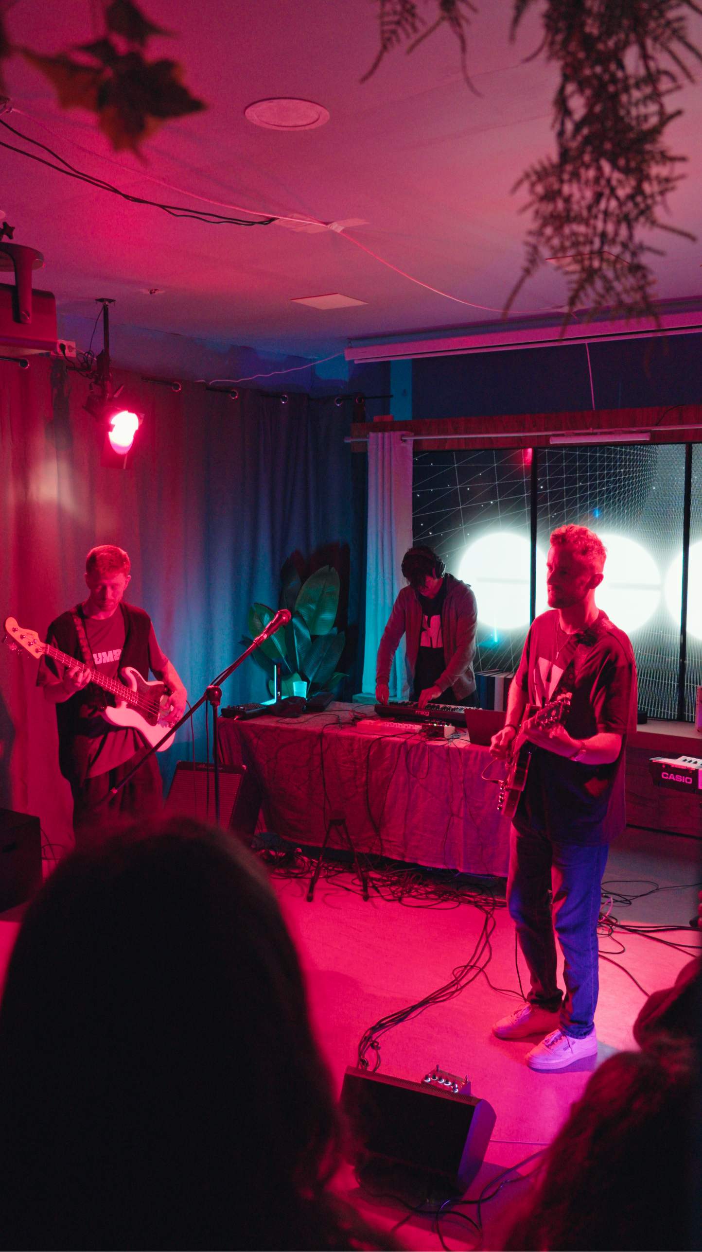 Band performing at Film Büro event venue